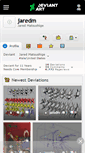 Mobile Screenshot of jaredm.deviantart.com