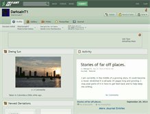 Tablet Screenshot of darksaint1.deviantart.com