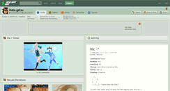 Desktop Screenshot of mata-getsu.deviantart.com