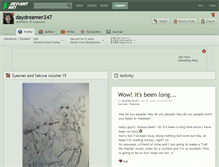 Tablet Screenshot of daydreamer247.deviantart.com