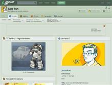 Tablet Screenshot of juzo-kun.deviantart.com