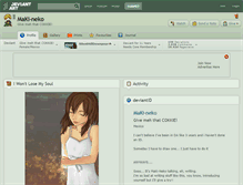 Tablet Screenshot of maki-neko.deviantart.com