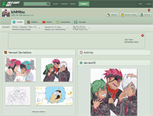 Tablet Screenshot of ichihitsu.deviantart.com