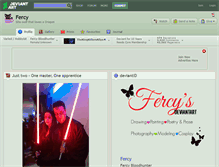 Tablet Screenshot of fercy.deviantart.com
