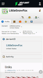 Mobile Screenshot of littlesnowfox.deviantart.com