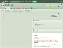 Tablet Screenshot of littlesnowfox.deviantart.com