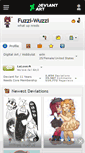 Mobile Screenshot of fuzzi-wuzzi.deviantart.com
