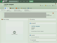 Tablet Screenshot of j-is-for-jacques.deviantart.com