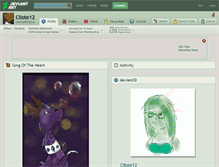 Tablet Screenshot of cilote12.deviantart.com