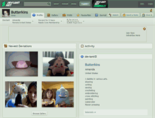 Tablet Screenshot of butterkins.deviantart.com