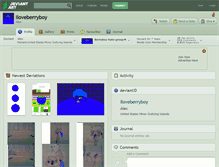 Tablet Screenshot of iloveberryboy.deviantart.com