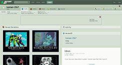 Desktop Screenshot of iceman-3567.deviantart.com
