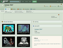 Tablet Screenshot of iceman-3567.deviantart.com