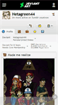 Mobile Screenshot of hetagreen44.deviantart.com