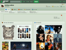 Tablet Screenshot of erebus-odora.deviantart.com