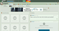 Desktop Screenshot of hellababeli.deviantart.com