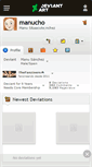 Mobile Screenshot of manucho.deviantart.com