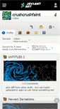 Mobile Screenshot of crushcrushfaint.deviantart.com