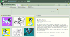 Desktop Screenshot of larka-the-inu-master.deviantart.com