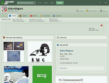 Tablet Screenshot of kidzwithgunz.deviantart.com