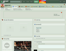 Tablet Screenshot of hero141.deviantart.com