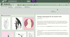 Desktop Screenshot of minadeville.deviantart.com