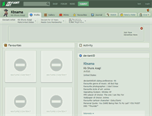 Tablet Screenshot of kbsama.deviantart.com