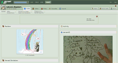 Desktop Screenshot of natural-disasters.deviantart.com