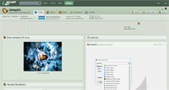 Desktop Screenshot of gintasdx.deviantart.com
