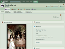 Tablet Screenshot of countess-carody.deviantart.com