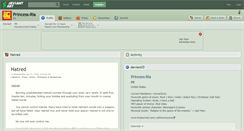 Desktop Screenshot of princess-ria.deviantart.com