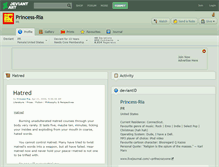 Tablet Screenshot of princess-ria.deviantart.com
