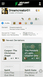 Mobile Screenshot of dreamcreator01.deviantart.com