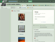 Tablet Screenshot of i-love-canon-1000d.deviantart.com