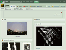 Tablet Screenshot of ekoes.deviantart.com