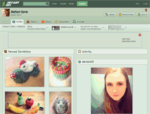 Tablet Screenshot of melon-love.deviantart.com