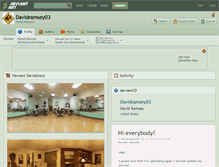 Tablet Screenshot of davidramsey03.deviantart.com
