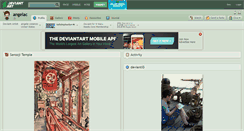 Desktop Screenshot of angelac.deviantart.com