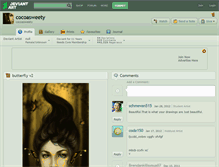 Tablet Screenshot of cocoasweety.deviantart.com