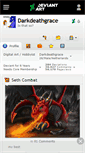 Mobile Screenshot of darkdeathgrace.deviantart.com
