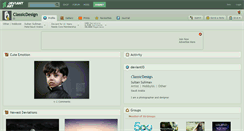 Desktop Screenshot of classicdesign.deviantart.com