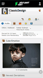 Mobile Screenshot of classicdesign.deviantart.com