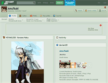 Tablet Screenshot of amutsuki.deviantart.com