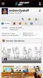 Mobile Screenshot of andrewdyakoff.deviantart.com