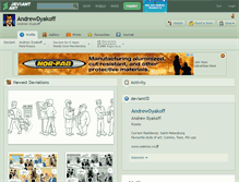 Tablet Screenshot of andrewdyakoff.deviantart.com