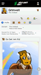 Mobile Screenshot of grimwell.deviantart.com