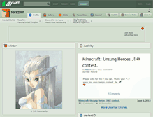 Tablet Screenshot of ferazhin.deviantart.com