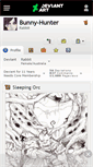 Mobile Screenshot of bunny-hunter.deviantart.com