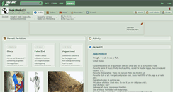 Desktop Screenshot of mekonekou.deviantart.com