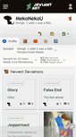 Mobile Screenshot of mekonekou.deviantart.com